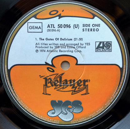 Yes : Relayer (LP, Album, Gat)