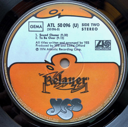Yes : Relayer (LP, Album, Gat)