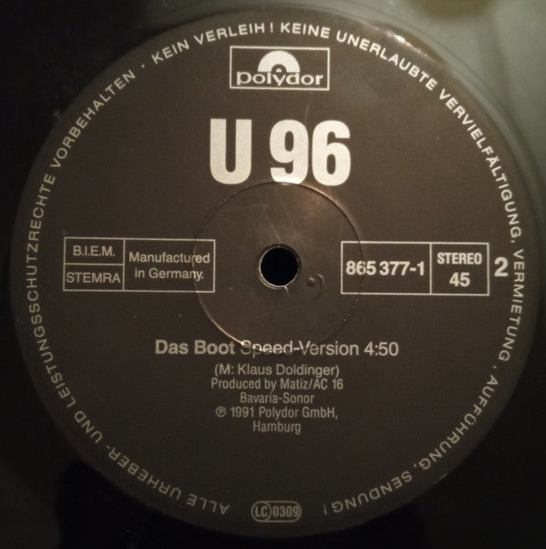 U 96* : Das Boot (Remix) (12")