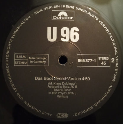 U 96* : Das Boot (Remix) (12")
