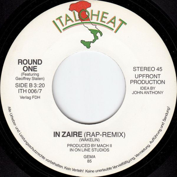Round One (2) : In Zaire (7", Single)