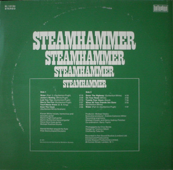 Steamhammer : Steamhammer (LP, Album, RE)