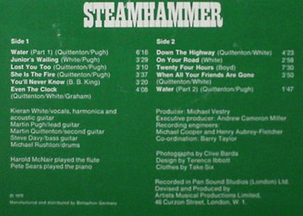 Steamhammer : Steamhammer (LP, Album, RE)