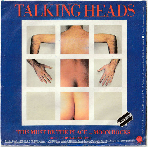 Talking Heads : This Must Be The Place (Naive Melody) (7", Single)