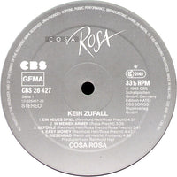 Cosa Rosa : Kein Zufall (LP, Album)