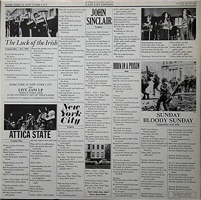 John & Yoko* / Plastic Ono Band* With Elephant's Memory* And Invisible Strings : Some Time In New York City (2xLP, Album, Gat)