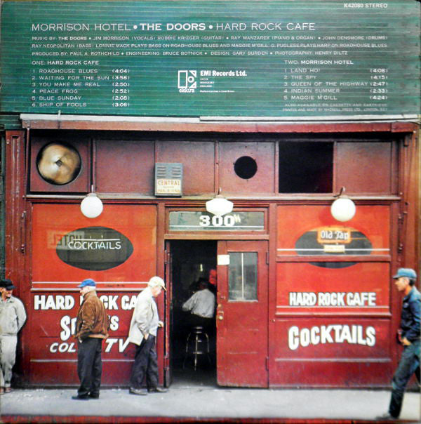 The Doors : Morrison Hotel (LP, Album, RP, Gat)