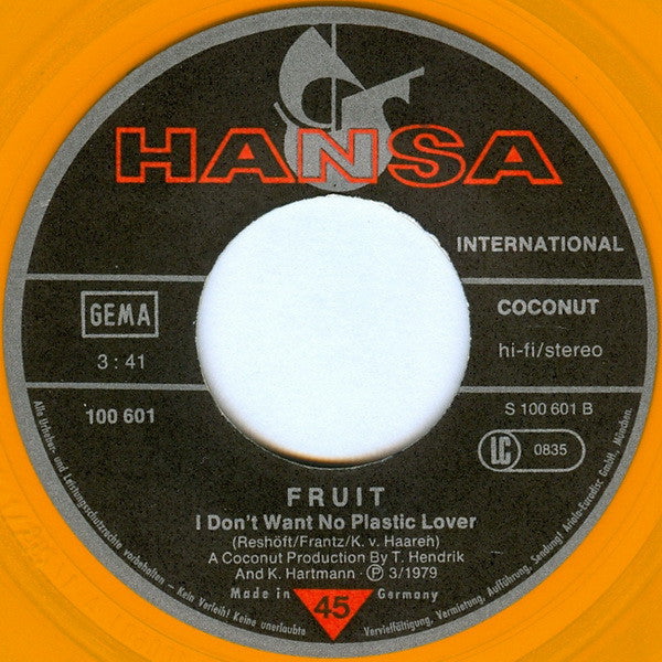 Fruit (6) : Bananas (7", Single, Ora)