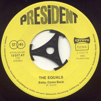 The Equals : I Won't Be There / Baby, Come Back (7", Single)