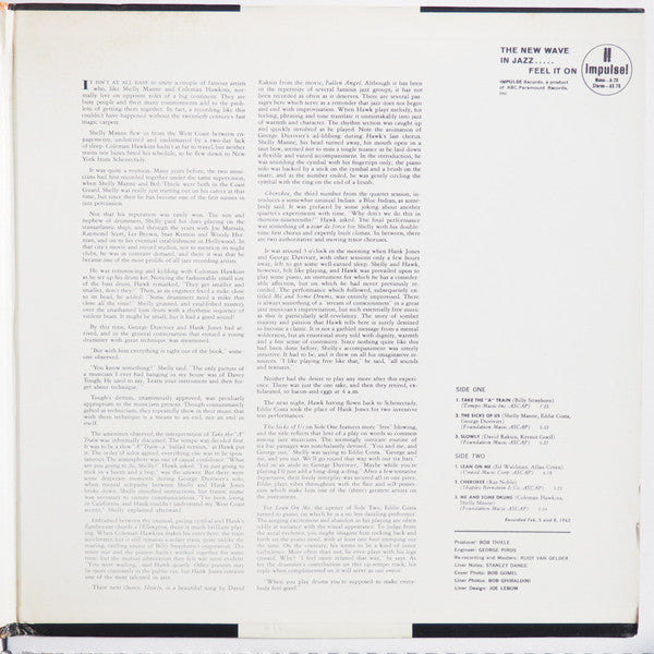 Shelly Manne : 2-3-4 (LP, Album, Gat)
