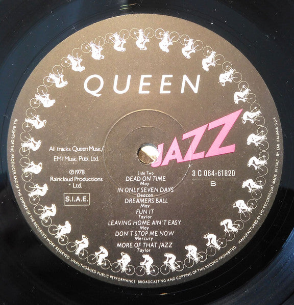 Queen : Jazz (LP, Album, Emb)