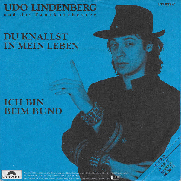 Udo Lindenberg Und Das Panikorchester : Du Knallst In Mein Leben / Ich Bin Beim Bund (7", Single)