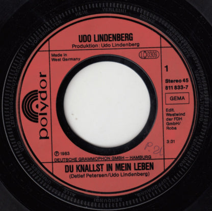 Udo Lindenberg Und Das Panikorchester : Du Knallst In Mein Leben / Ich Bin Beim Bund (7", Single)