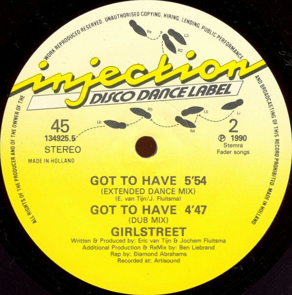 Girlstreet : Got To Have (A Little Bit) (12")