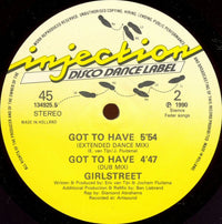 Girlstreet : Got To Have (A Little Bit) (12")