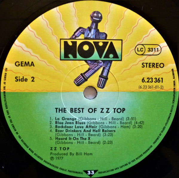 ZZ Top : The Best Of ZZ Top (LP, Comp)