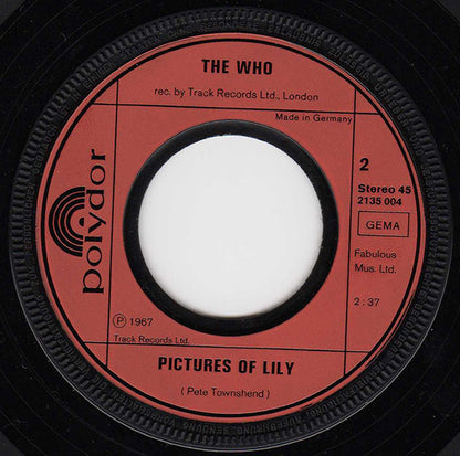 The Who : Happy Jack / Pictures Of Lily (7", Single, RE)