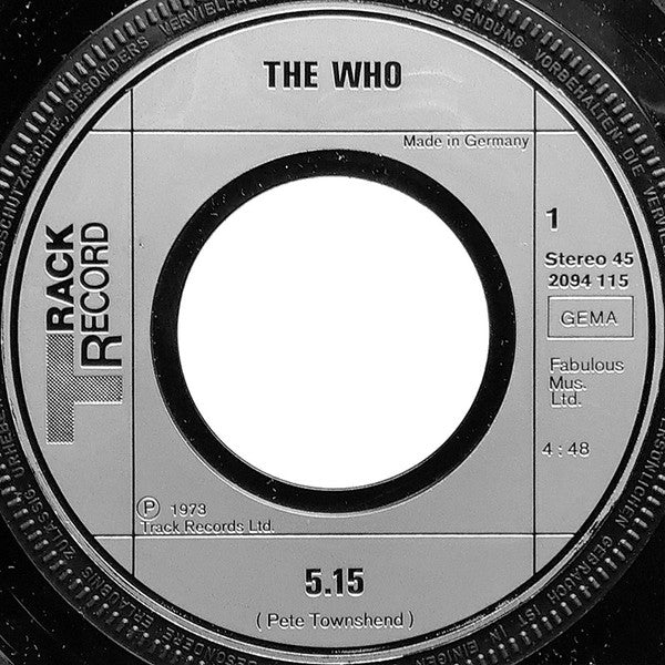 The Who : 5.15 (7", Single)