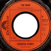 The Who : Squeeze Box / Success Story (7", Single)