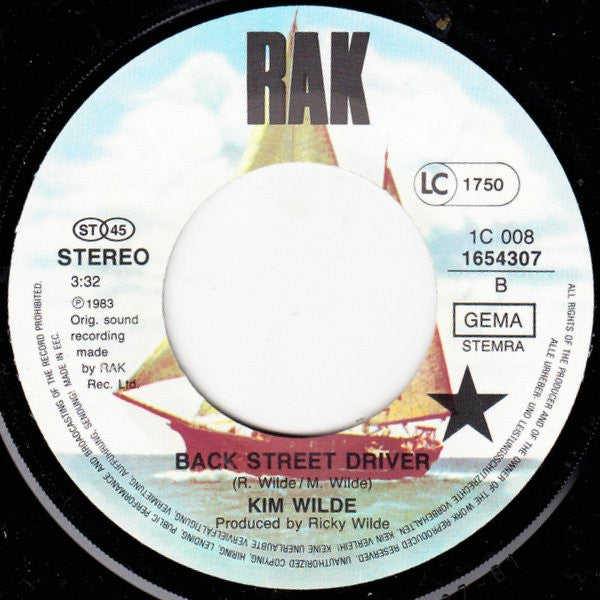 Kim Wilde : Dancing In The Dark (7", Single)