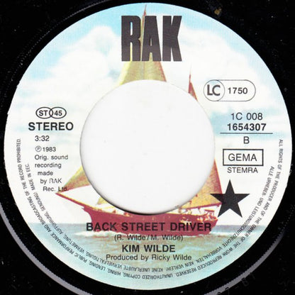 Kim Wilde : Dancing In The Dark (7", Single)