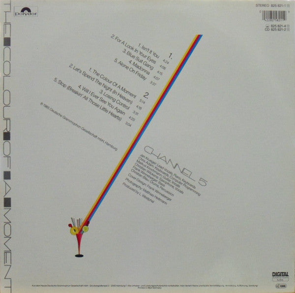 Channel 5 (2) : The Colour Of A Moment (LP, Album)