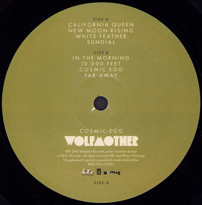 Wolfmother : Cosmic Egg (2xLP, Album, 180)