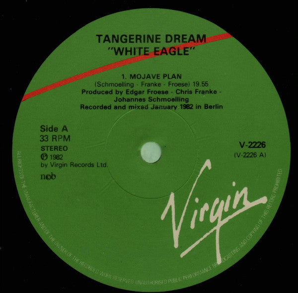Tangerine Dream : White Eagle (LP, Album)