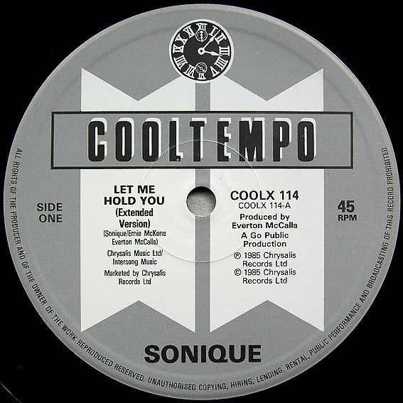Sonique : Let Me Hold You (12")