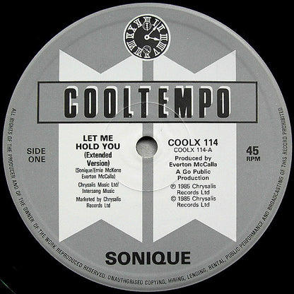 Sonique : Let Me Hold You (12")