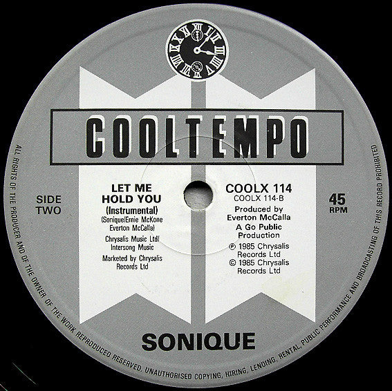 Sonique : Let Me Hold You (12")