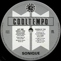 Sonique : Let Me Hold You (12")