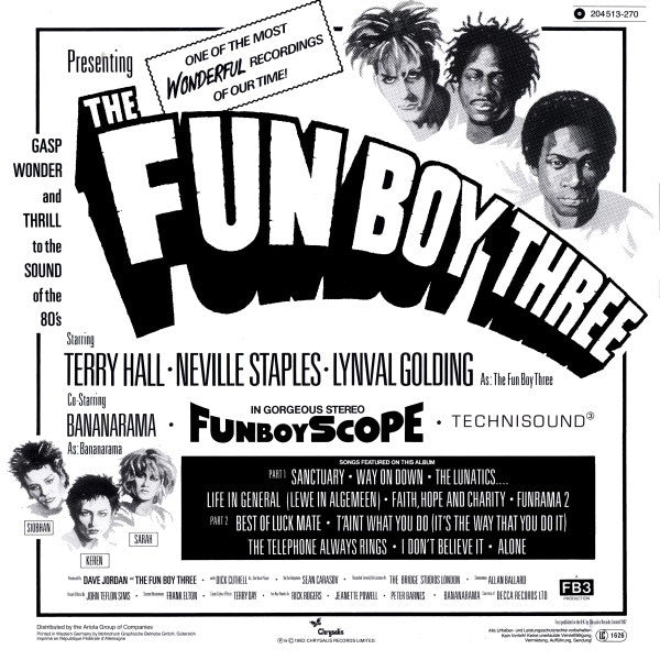 The Fun Boy Three* : The Fun Boy Three (LP, Album)