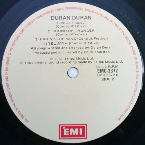 Duran Duran : Duran Duran (LP, Album)