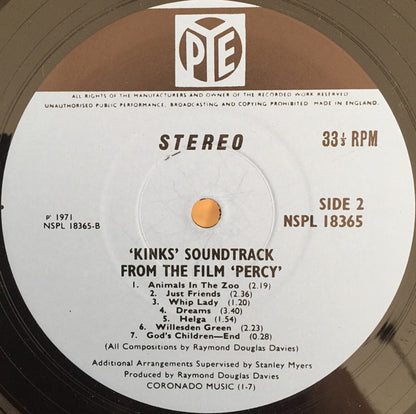 The Kinks : Percy (LP, Album)