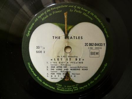 The Beatles : Let It Be (LP, Album, RE)