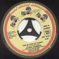 George Harrison : This Is Love (7", Single)