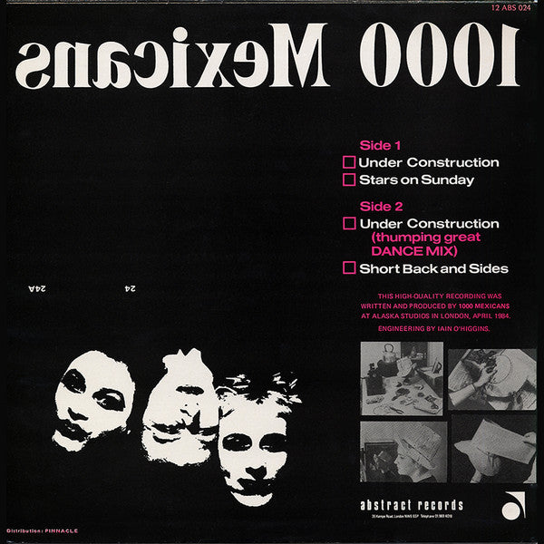 1000 Mexicans : Under Construction (12", Single)