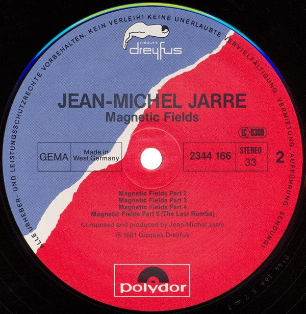 Jarre* : Magnetic Fields (LP, Album, RP, Blu)