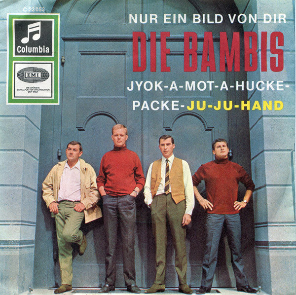 Die Bambis : Nur Ein Bild Von Dir / Jyok-A-Mot-A-Hucke-Packe-Ju-Ju-Hand (7", Single)