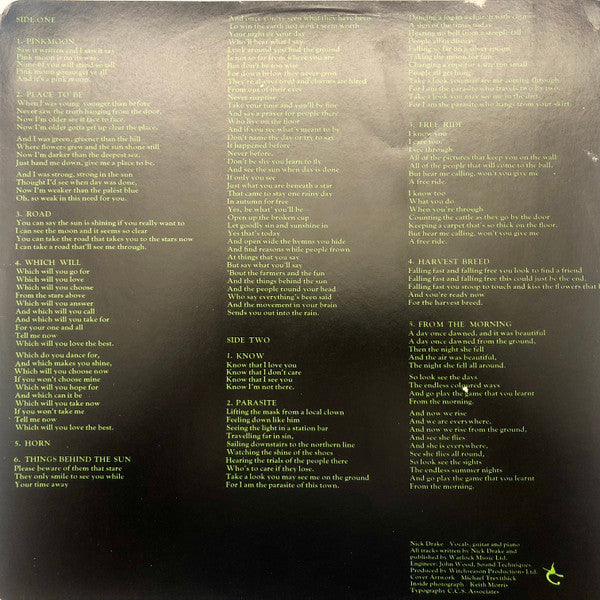 Nick Drake : Pink Moon (LP, Album, RE, RP)