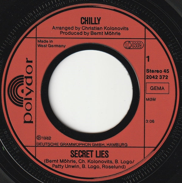 Chilly : Secret Lies (7", Single)