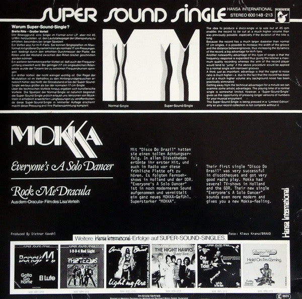 Mokka (2) : Everyone's A Solo Dancer (Long Version) / Rock Me Dracula (12")