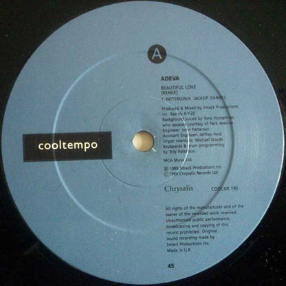 Adeva : Beautiful Love (Remix) (12")