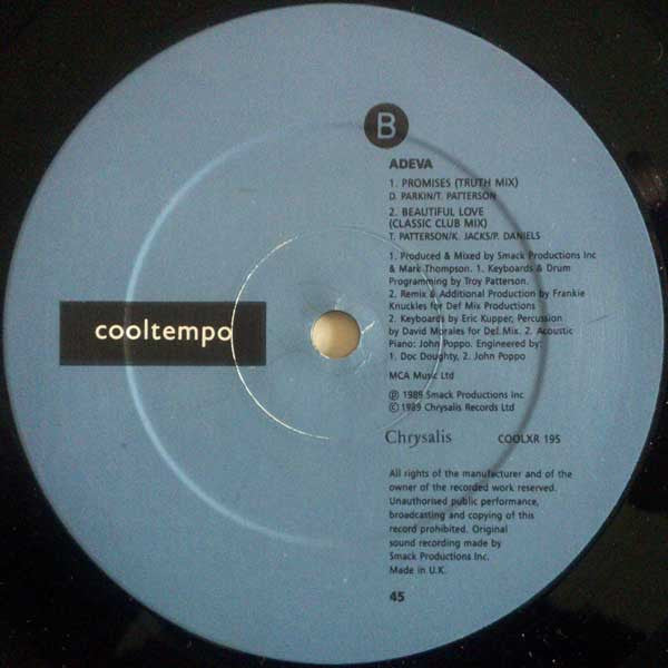 Adeva : Beautiful Love (Remix) (12")