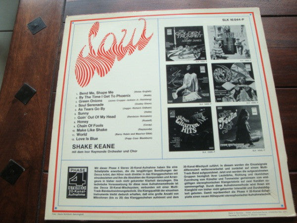 Shake Keane Mit Dem Ivor Raymonde Orchester* Und Chor* : Soul (LP)
