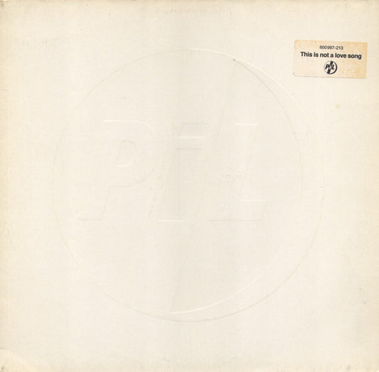 PiL* : This Is Not A Love Song (12", Single, Red)