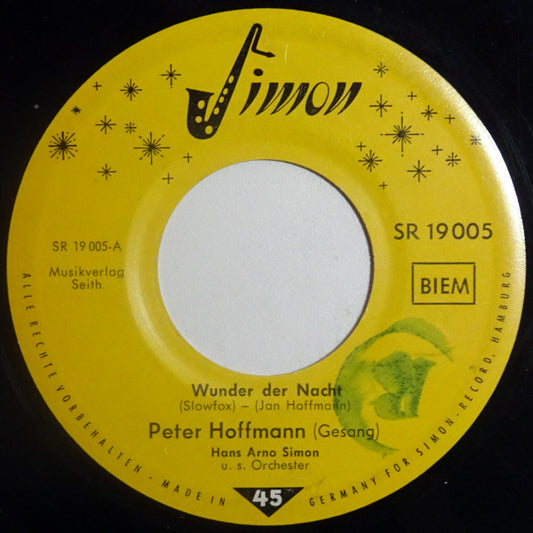 Peter Hoffmann (15) : Wunder Der Nacht (7", Single)