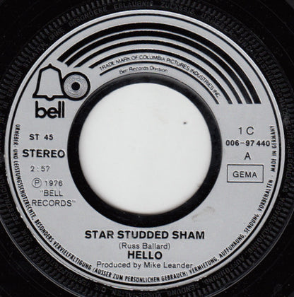 Hello : Star Studded Sham (7", Single)