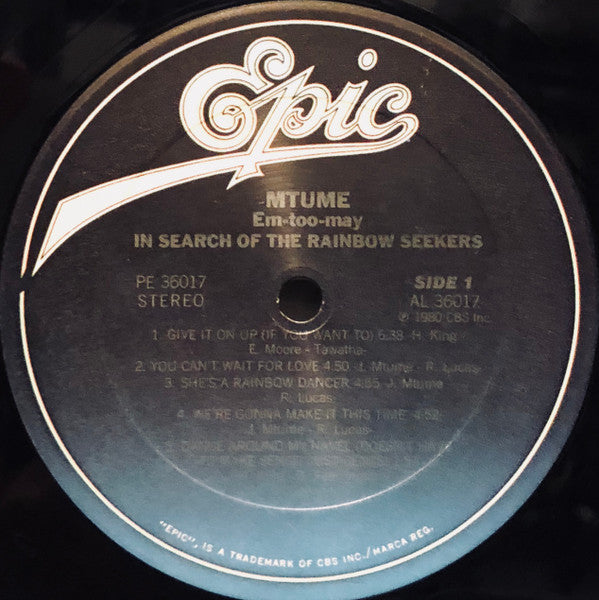 Mtume : In Search Of The Rainbow Seekers (LP, Album, RE, Car)